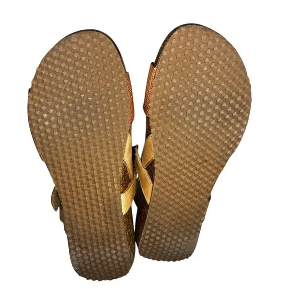 otBt "Off The Beaten Track" Forever collection Sandals Tan Size 9 - Picture 7 of 8